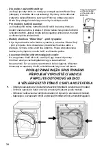 Предварительный просмотр 28 страницы Whirlpool AWM 8000/PRO Installation Manual