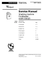 Whirlpool AWM 8163/3 Service Manual предпросмотр