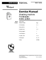 Whirlpool AWO 12363 Service Manual предпросмотр