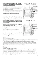 Предварительный просмотр 11 страницы Whirlpool AWO/C 7121 Installation Manual