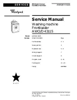 Whirlpool AWO/D 43115 Service Manual предпросмотр