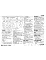 Предварительный просмотр 11 страницы Whirlpool AWSE7100 Programming Chart