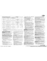 Предварительный просмотр 29 страницы Whirlpool AWSE7100 Programming Chart