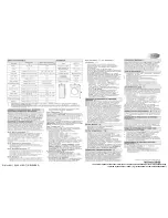 Предварительный просмотр 41 страницы Whirlpool AWSE7100 Programming Chart