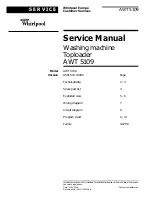 Предварительный просмотр 1 страницы Whirlpool AWT 5109 Service Manual