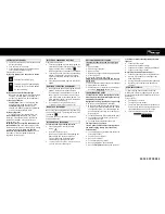 Preview for 2 page of Whirlpool AWZ 681 Quick Referenc Manual