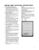 Предварительный просмотр 2 страницы Whirlpool AWZ 7303 Instructions For Use Manual