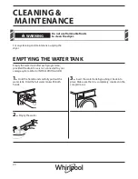 Preview for 20 page of Whirlpool AWZ10CDS/PRO Use, Care And Installation Manual