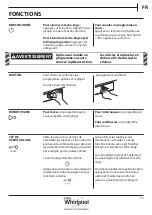 Preview for 17 page of Whirlpool AWZ8CD/PRO Health & Safety, Use & Care And Installation Manual