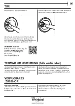 Preview for 35 page of Whirlpool AWZ8CD/PRO Health & Safety, Use & Care And Installation Manual