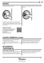 Preview for 87 page of Whirlpool AWZ8CD/PRO Health & Safety, Use & Care And Installation Manual