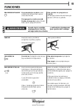 Preview for 95 page of Whirlpool AWZ8CD/PRO Health & Safety, Use & Care And Installation Manual