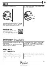 Preview for 113 page of Whirlpool AWZ8CD/PRO Health & Safety, Use & Care And Installation Manual