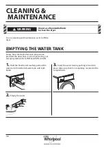 Preview for 124 page of Whirlpool AWZ8CD/PRO Health & Safety, Use & Care And Installation Manual