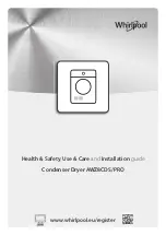 Whirlpool AWZ8CDS/PRO Health & Safety, Use & Care And Installation Manual preview