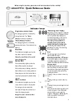 Preview for 5 page of Whirlpool AZA-HP 9781 Quick Reference Manual