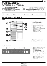 Предварительный просмотр 1 страницы Whirlpool B TNF 5012 OX2 Daily Reference Manual