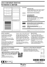 Предварительный просмотр 8 страницы Whirlpool B TNF 5012 OX2 Daily Reference Manual