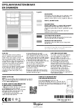 Предварительный просмотр 12 страницы Whirlpool B TNF 5012 OX2 Daily Reference Manual