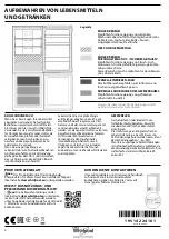 Предварительный просмотр 20 страницы Whirlpool B TNF 5012 OX2 Daily Reference Manual