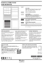 Предварительный просмотр 60 страницы Whirlpool B TNF 5012 OX2 Daily Reference Manual