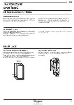 Предварительный просмотр 35 страницы Whirlpool B TNF 5323 W Health & Safety, Use And Care And Installation Manual