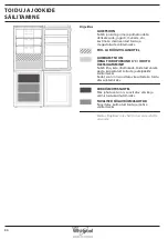 Предварительный просмотр 86 страницы Whirlpool B TNF 5323 W Health & Safety, Use And Care And Installation Manual