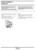 Предварительный просмотр 90 страницы Whirlpool B TNF 5323 W Health & Safety, Use And Care And Installation Manual