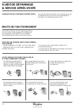 Предварительный просмотр 114 страницы Whirlpool B TNF 5323 W Health & Safety, Use And Care And Installation Manual