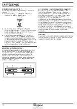 Предварительный просмотр 172 страницы Whirlpool B TNF 5323 W Health & Safety, Use And Care And Installation Manual