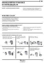 Предварительный просмотр 183 страницы Whirlpool B TNF 5323 W Health & Safety, Use And Care And Installation Manual