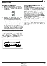 Предварительный просмотр 195 страницы Whirlpool B TNF 5323 W Health & Safety, Use And Care And Installation Manual