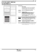 Предварительный просмотр 247 страницы Whirlpool B TNF 5323 W Health & Safety, Use And Care And Installation Manual