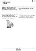 Предварительный просмотр 251 страницы Whirlpool B TNF 5323 W Health & Safety, Use And Care And Installation Manual