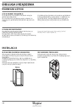 Предварительный просмотр 288 страницы Whirlpool B TNF 5323 W Health & Safety, Use And Care And Installation Manual