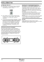 Предварительный просмотр 356 страницы Whirlpool B TNF 5323 W Health & Safety, Use And Care And Installation Manual