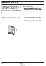 Предварительный просмотр 366 страницы Whirlpool B TNF 5323 W Health & Safety, Use And Care And Installation Manual