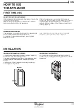 Предварительный просмотр 403 страницы Whirlpool B TNF 5323 W Health & Safety, Use And Care And Installation Manual