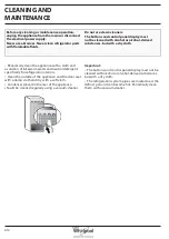 Предварительный просмотр 412 страницы Whirlpool B TNF 5323 W Health & Safety, Use And Care And Installation Manual