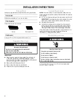 Preview for 4 page of Whirlpool B10P Use & Care Manual