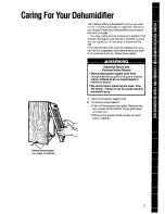 Preview for 9 page of Whirlpool BFD500 Use & Care Manual