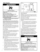 Предварительный просмотр 6 страницы Whirlpool BFG1F4040S3NOV Installation And Use Manual