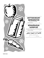 Whirlpool BOTTOM-MOUNT REFRIGERATOR Use And Care Manual предпросмотр