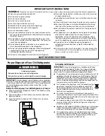 Preview for 4 page of Whirlpool Bottom Mount Refrigerator Use And Care Manual