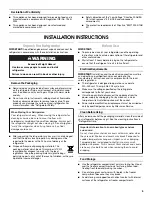 Preview for 5 page of Whirlpool Bottom Mount Refrigerator Use And Care Manual