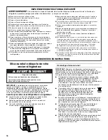 Preview for 16 page of Whirlpool Bottom Mount Refrigerator Use And Care Manual