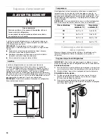 Preview for 18 page of Whirlpool Bottom Mount Refrigerator Use And Care Manual