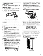 Preview for 19 page of Whirlpool Bottom Mount Refrigerator Use And Care Manual