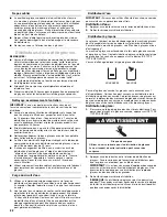 Preview for 22 page of Whirlpool Bottom Mount Refrigerator Use And Care Manual