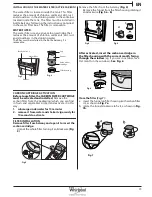 Preview for 15 page of Whirlpool BSNF 8451 OX AQUA Use And Care And Installation Manual